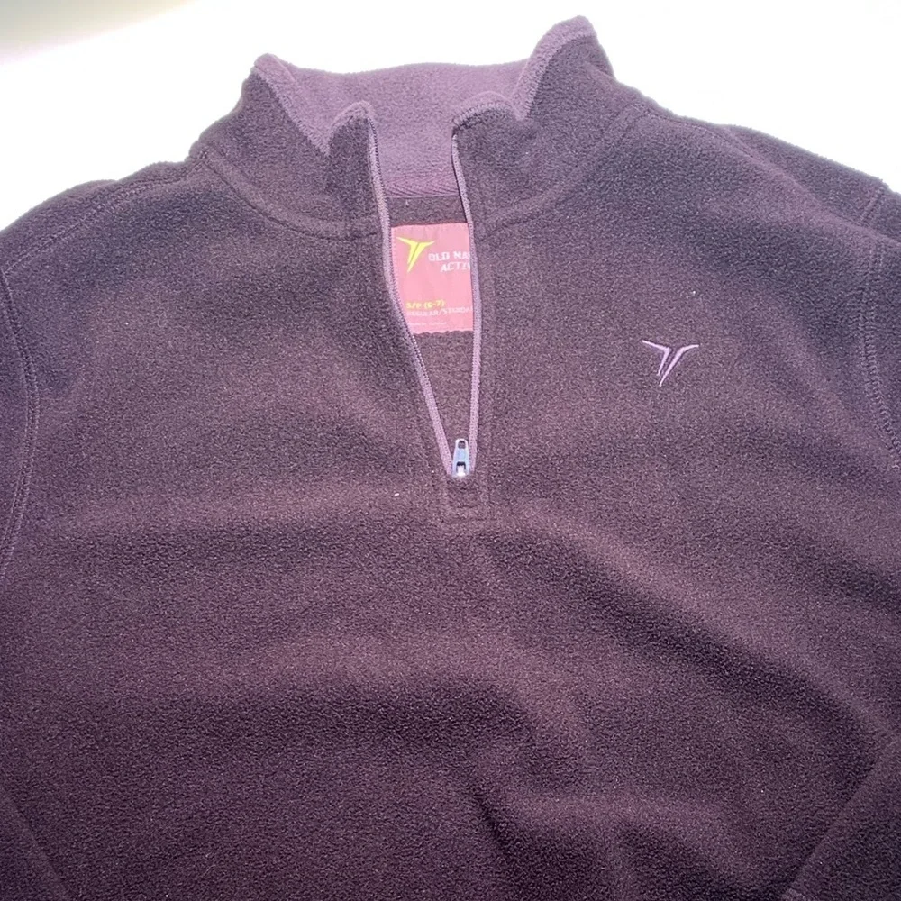 Old Navy | Fleece Black ZIP Up Small Soft Warm